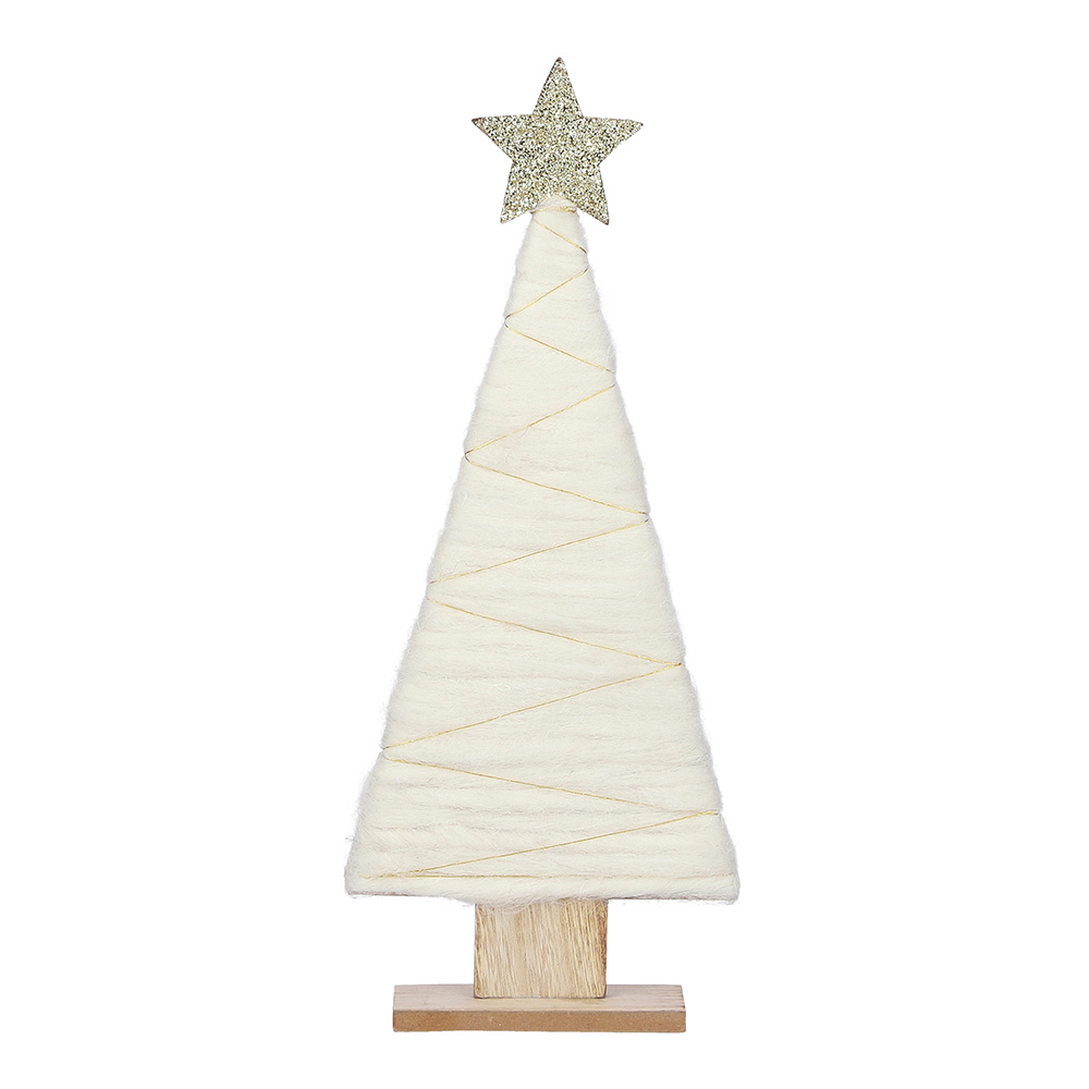 ARBOL BLANCO DE MADERA 17x5x40cm