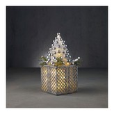 ARBOL DE NAVIDAD REGALO DECORATIVO 24 LEDS BLANCO CÁLIDO