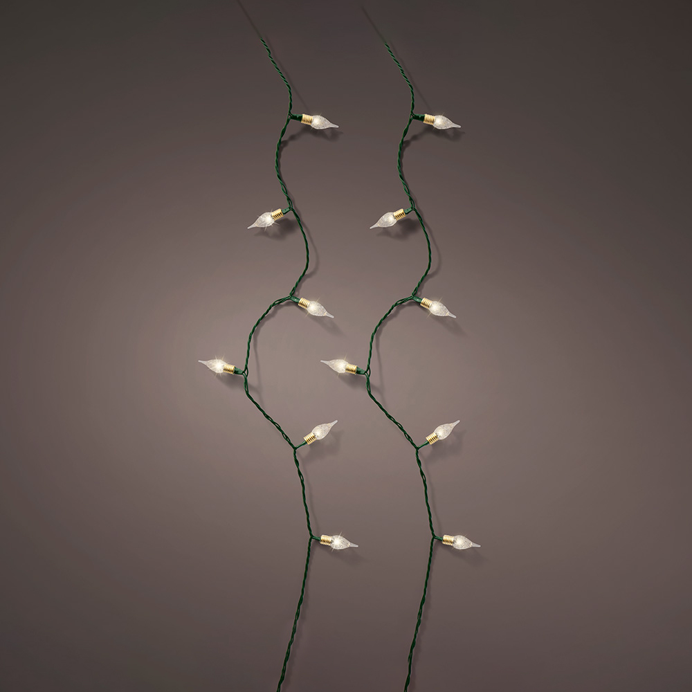 GUIRNALDA LED VINTAGE CON 8 FUNCIONES EFECTO CENTELLEANTE PARA INTERIOR 1119cm 493270 - Ítem