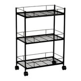 CARRO VERDULERO DE METAL NEGRO CC72095 ANDREA HOUSE