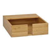 SERVILLETERO DE BAMBU 17,5x17,5x5,5cm MS69235 ANDREA HOUSE