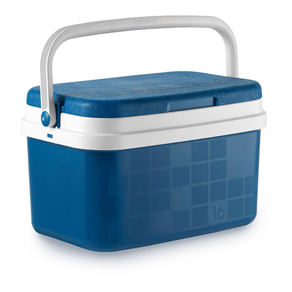 NEVERA DE CAMPING 16 L. AZUL MODELO CAMPOS 43x29x25,5cm SP BERNER - Ítem
