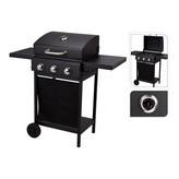 BARBACOA DE GAS DE 3 FUEGOS 139x56,5x106cm VAGGAN