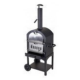 BARBACOA DE CARBON CON HORNO DE PIEDRA 44,5x65x158cm