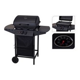 BARBACOA A GAS 2 QUEMADORES 100x55x97cm VAGGAN