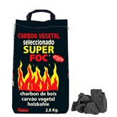 BOLSA DE CARBÓN VEGETAL 2,8kg SUPER FOC