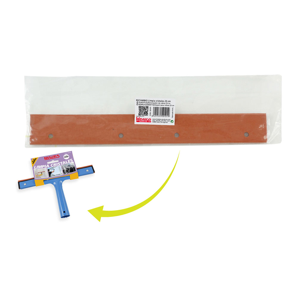 RECAMBIO GOMA LIMPIACRISTALES CLINEX 23cm MAURIS - Ítem