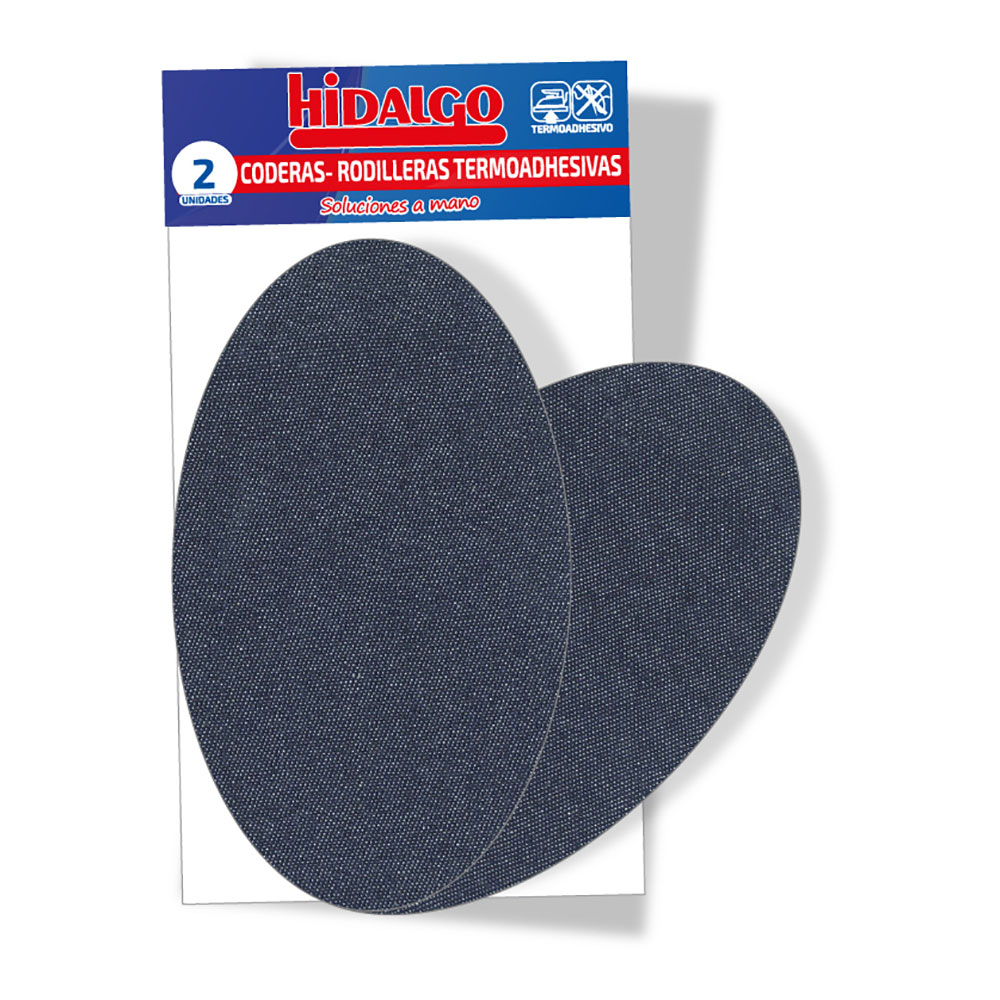 BOLSA CON 2 CODERAS-RODILLERAS TERMOADHESIVAS AZUL TEJANO HIDALGO - Ítem