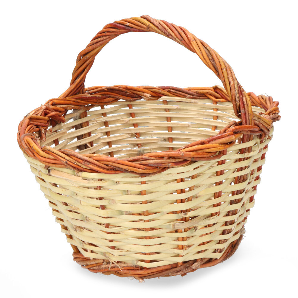 CESTA CAÑA 30x22x15cm ALTURA CON ASA 23cm - Ítem