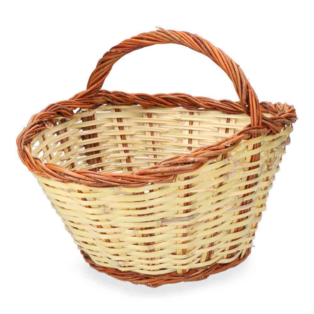 CESTA CAÑA 44x31x22cm ALTURA CON ASA 34cm - Ítem