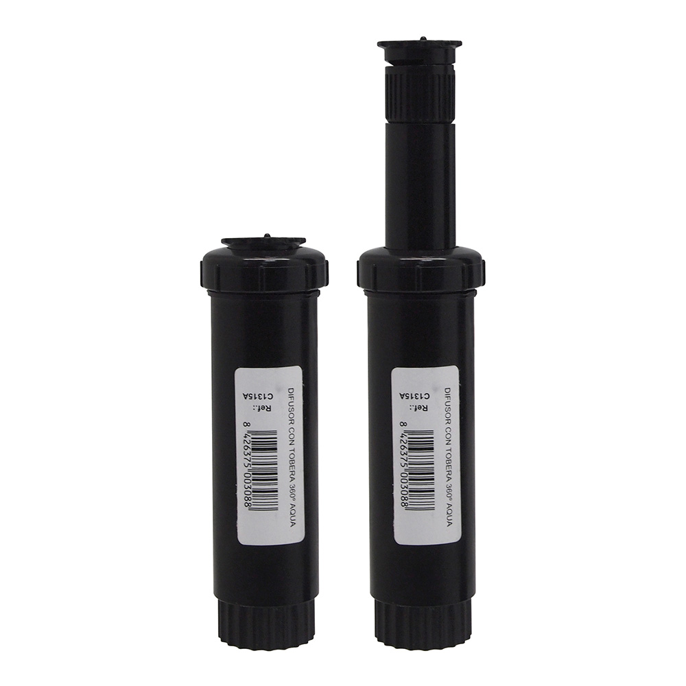 DIFUSOR CON TOBERA (EMERGENTE) 6cm 360° ALCANCE DE 4 A 4,5m AQUA BASIC - Ítem