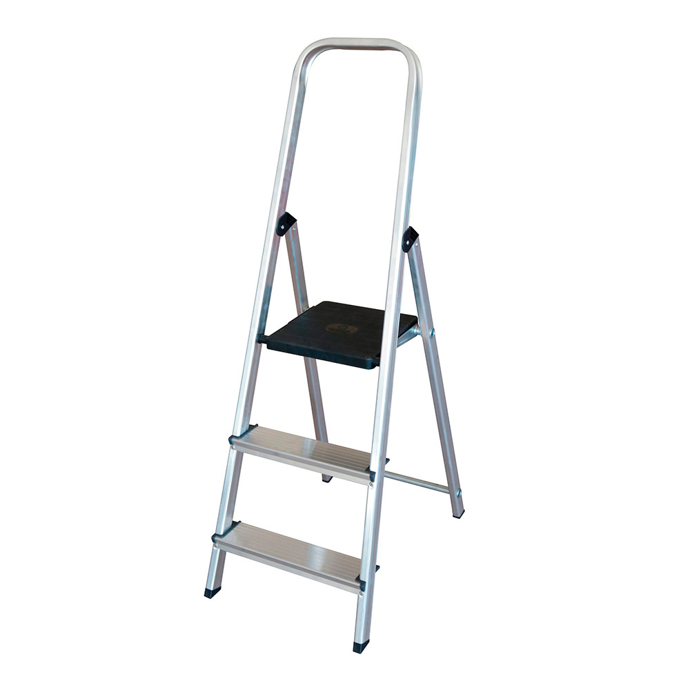 ESCALERA DOMESTICA DE ALUMINIO 3 PELDAÑOS EDM - Ítem