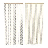 CORTINA NATURAL CON 22 TIRAS COLORES SURTIDOS 90x210cm
