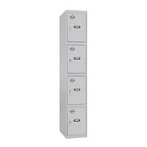 TAQUILLA METALICA PRO SIMONLOCKER 1/4 300 DESMONTADA 4 DEPARTAMENTOS 30x50x180cm SIMON RACK