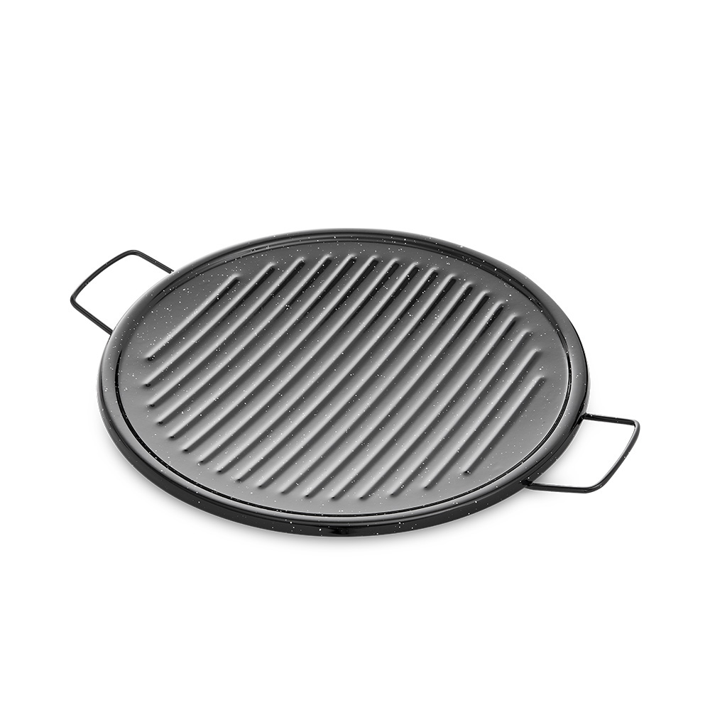 ASADOR GRILL ESMALTADO CON ASAS Ø36cm. VAELLO