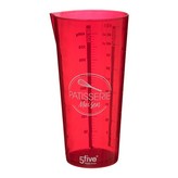 VASO MEDIDOR 500ml COLORES SURTIDOS 16.3x8.4x7.8cm