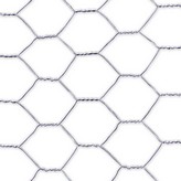 MALLA METALICA DE TRIPLE TORSION GALVANIZADA CUADRO: 19x0,7mm / 0,5x10m