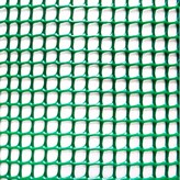 ROLLO DE MALLA LIGERA CADRINET COLOR VERDE 1x25m CUADRO: 4,5x4,5mm FAURA