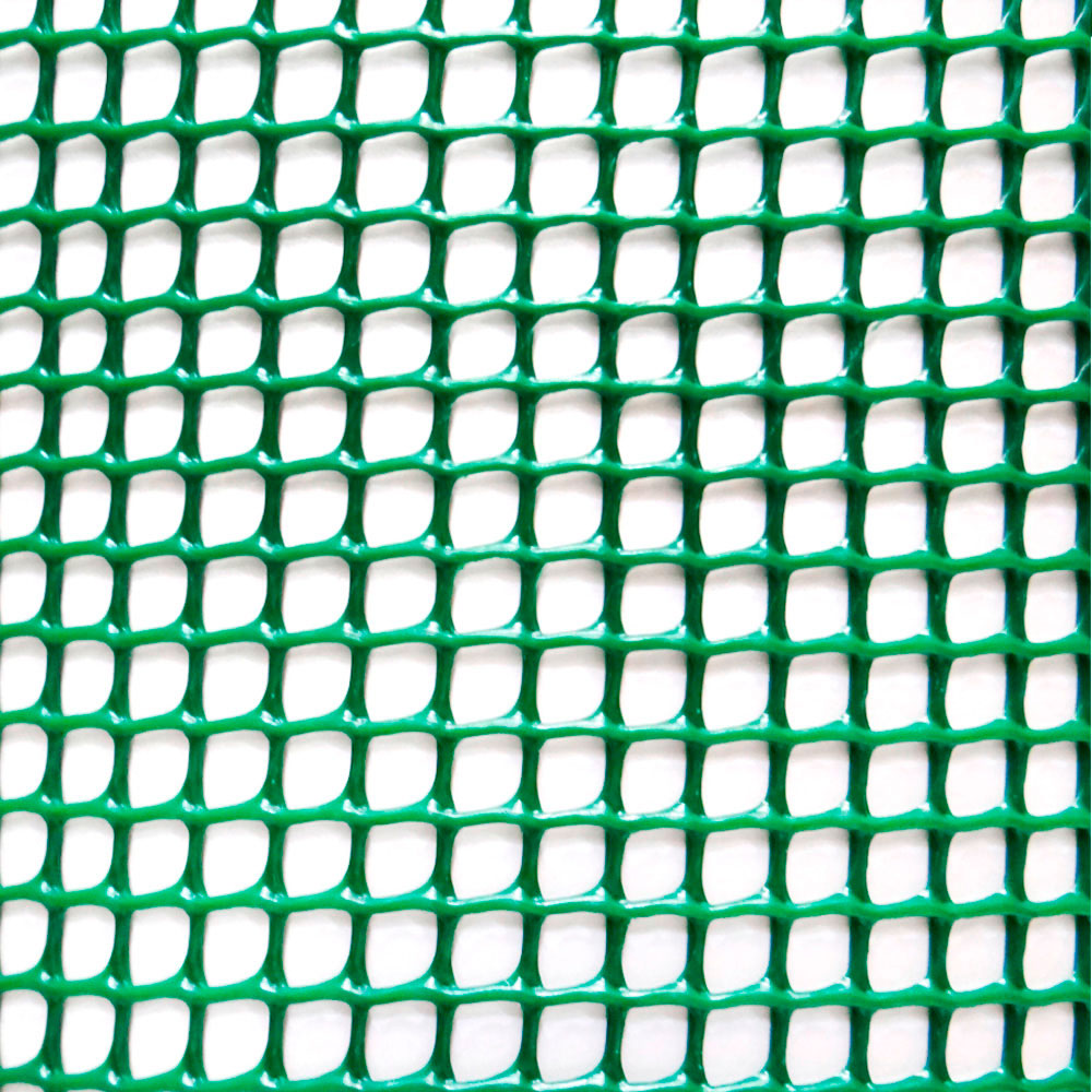 ROLLO DE MALLA LIGERA CADRINET COLOR VERDE 1x5m CUADRO: 4,5x4,5mm NORTENE