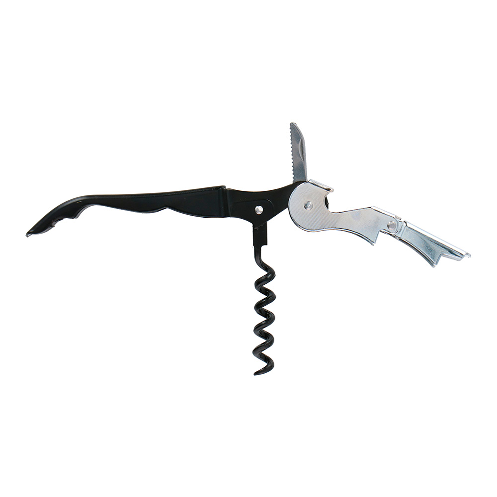 SACACORCHOS DE CAMARERO SOMMELIER INOXIDABLE/ABS 12cm - Ítem