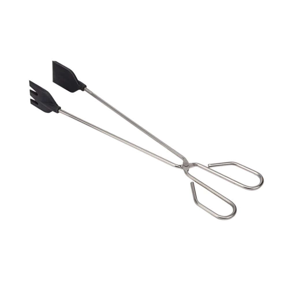 PINZAS DE COCINA CON PALA DE NYLON/INOXIDABLE. 35cm