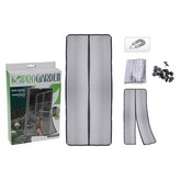 MOSQUITERA MAGNÉTICA 100x210cm (2 HOJAS DE 50x210cm) NEGRA