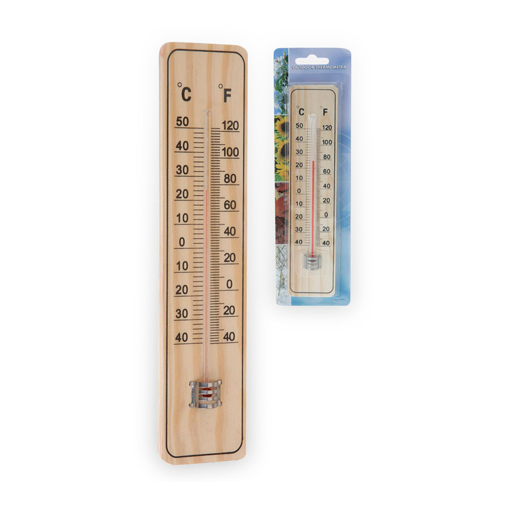TERMOMETRO PARA INTERIOR Y EXTERIOR 20cm - Ítem