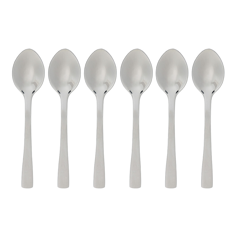 PACK 6 unid. CUCHARA PEQUEÑA MOKA INOXIDABLE SILVER PRECISION 9,5cm - Ítem