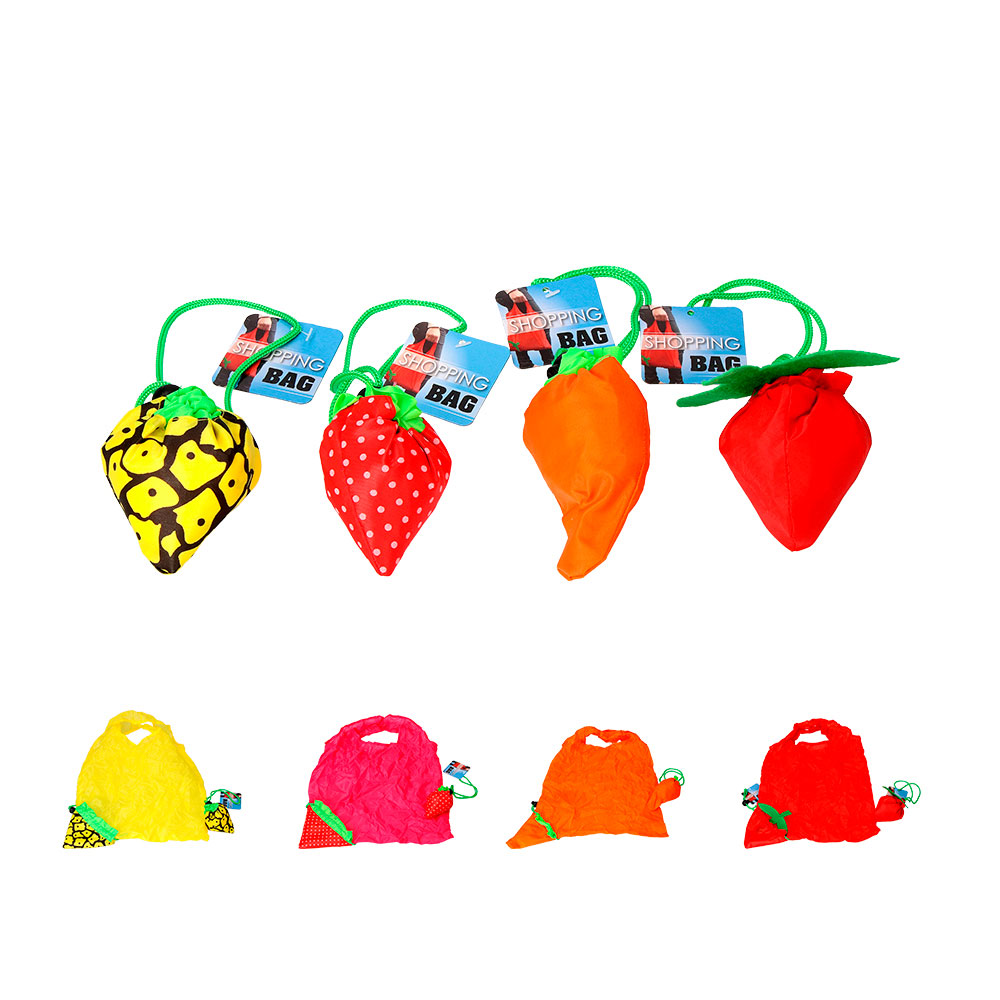 BOLSA DE COMPRAS PLEGABLE SURTIDO 4 COLORES / MODELOS SURTIDOS - Ítem