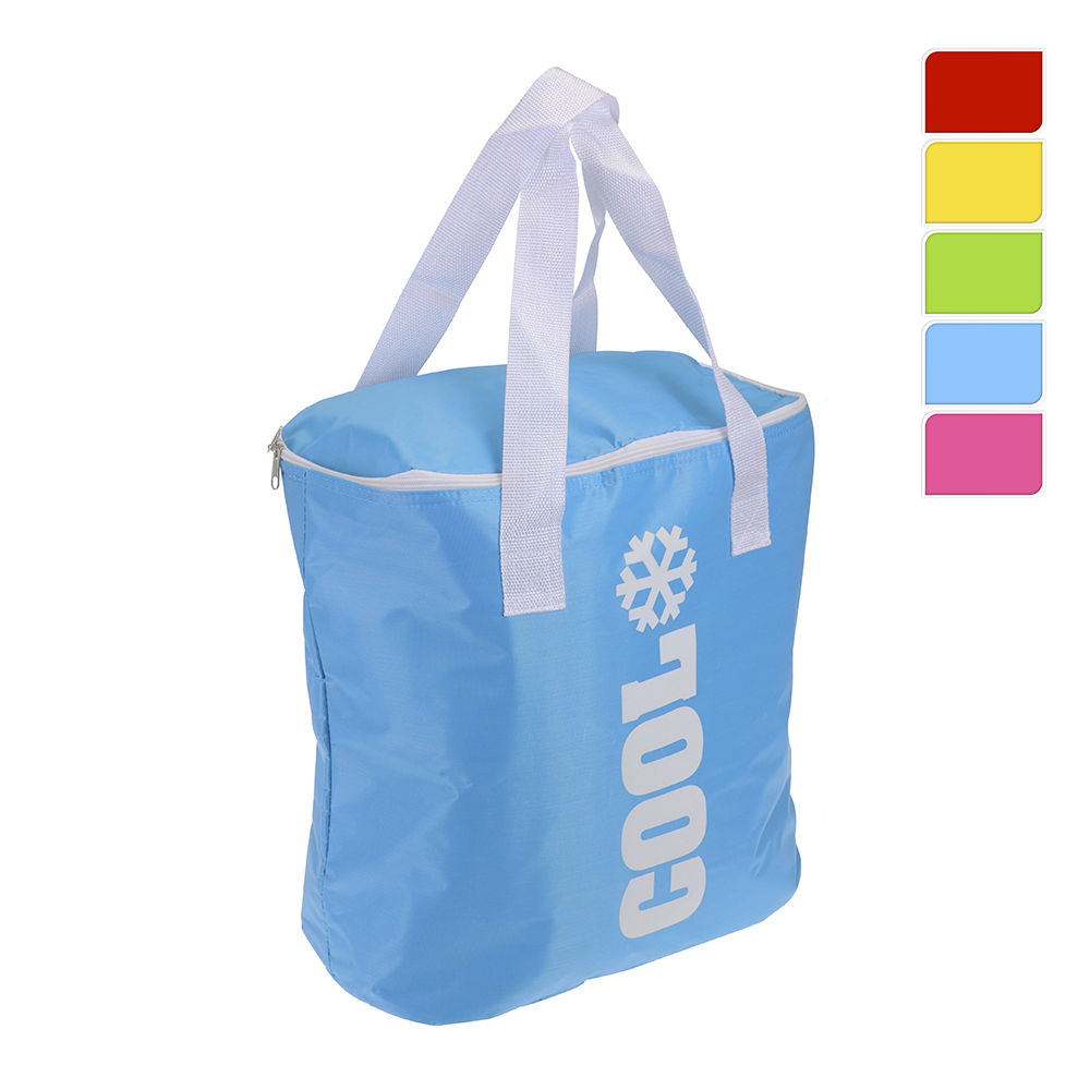 NEVERA TIPO BOLSA ISOTERMICA 24 L. 38x21x37cm COLORES SURTIDOS. COOL COLORES / MODELOS SURTIDOS - Ítem