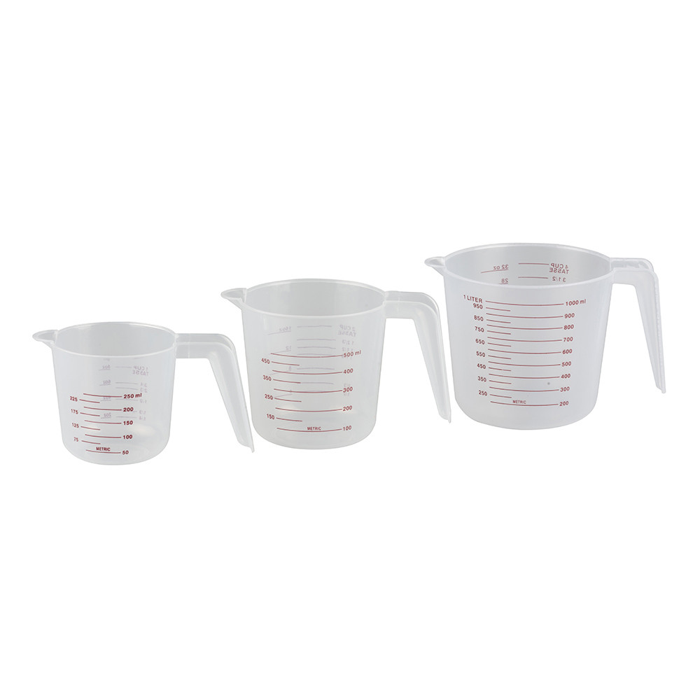 JUEGO DE 3 JARRAS MEDIDORAS DE 250/500/1000ml - Ítem
