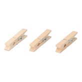 PACK 24 PINZAS DE MADERA 7cm EDM