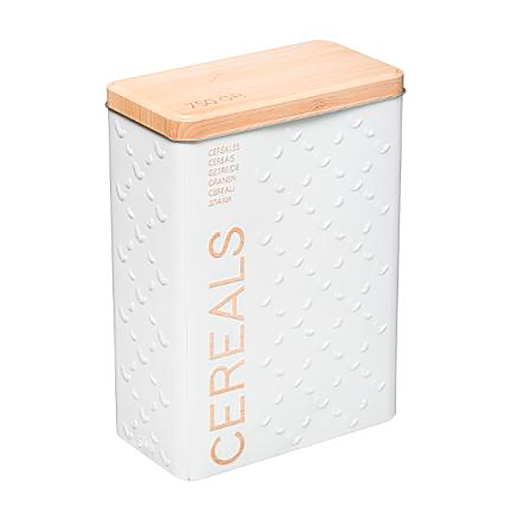 CAJA METALICA PARA CEREALES 750g MODELO SCANDI NATURE - Ítem