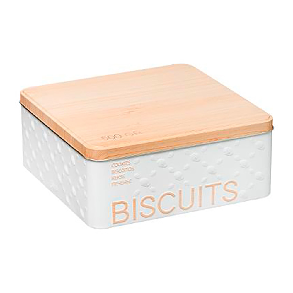 CAJA METALICA PARA GALLETAS 500g MODELO SCANDI NATURE