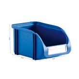 GAVETA APILABLE 16cm COLOR TITANIUM AZUL