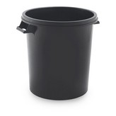 CUBO DE BASURA 50 LITROS COLOR NEGRO SIN TAPA SP BERNER