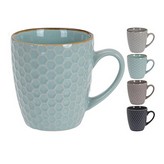 SET 4 TAZAS DE CAFÉ 300ml COLORES SURTIDOS