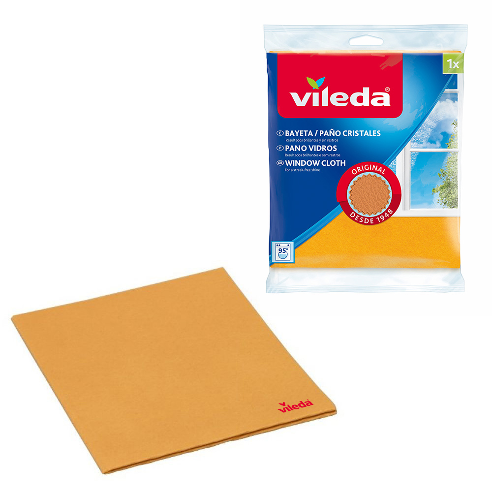 BAYETA PARA CRISTALES + 30% MICROFIBRA 168890 VILEDA - Ítem