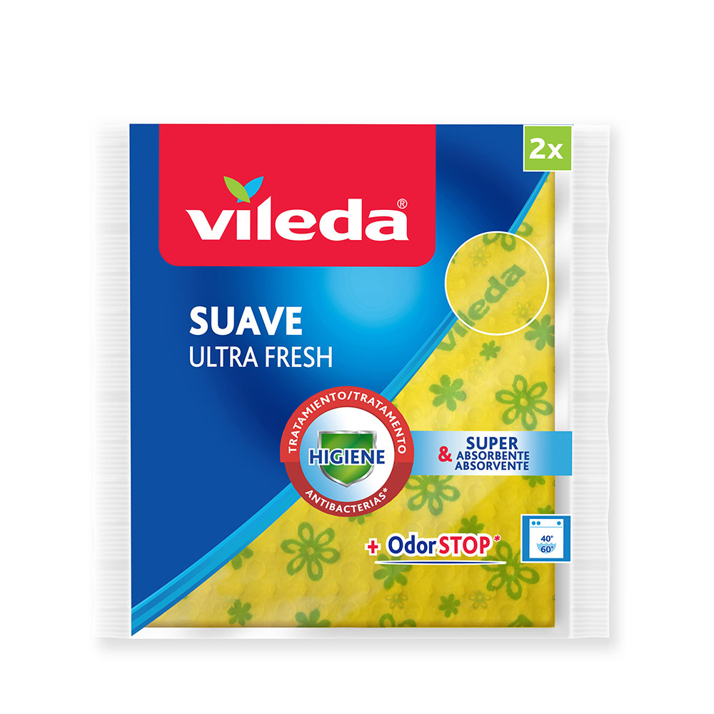 BAYETA AMARILLA SUAVE ULTRAFRESH 161146 VILEDA