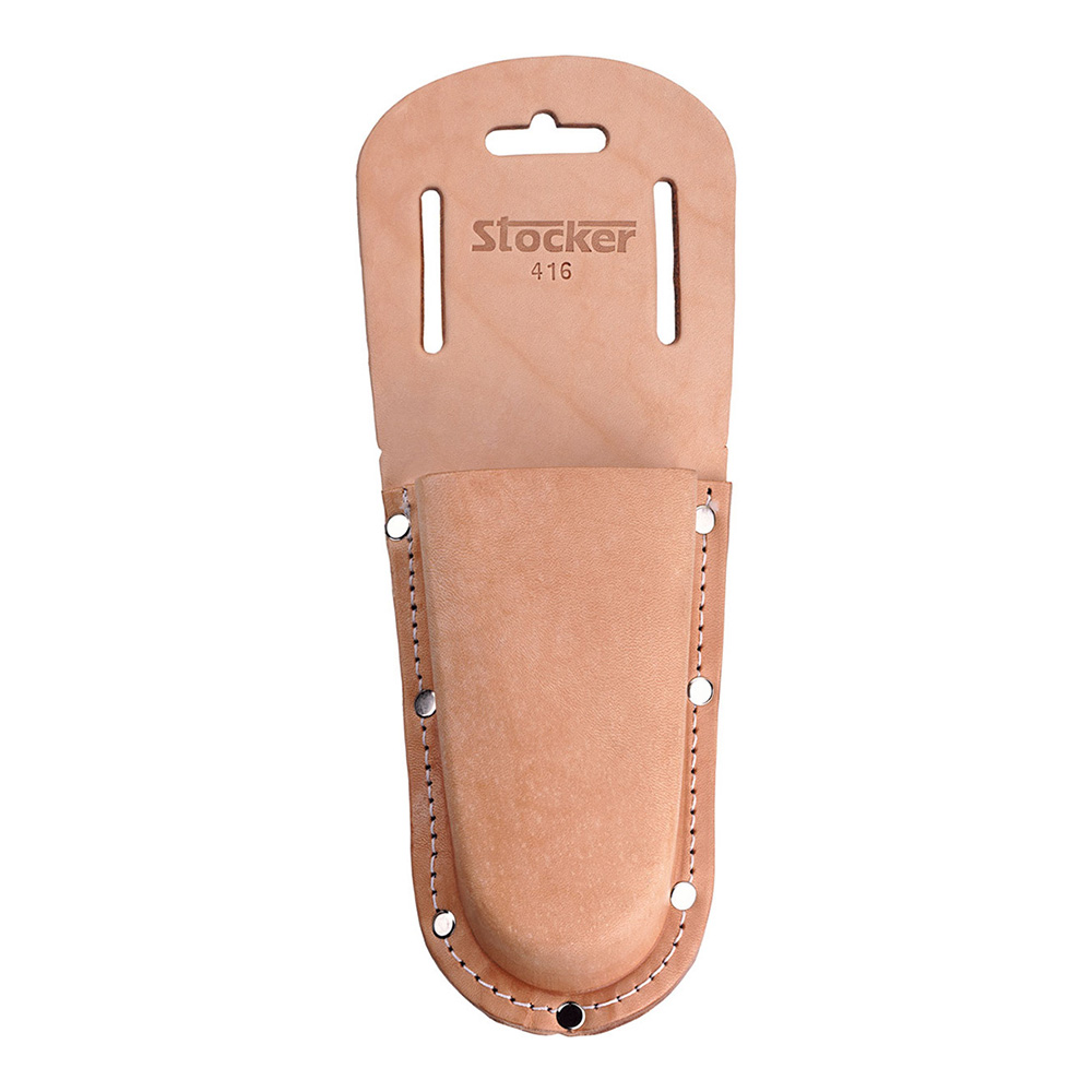 FUNDA DE CUERO PARA TIJERAS DE PODA O VENDIMIA. STOCKER - Ítem