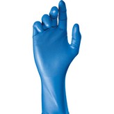 CAJA 50 GUANTES DESECHABLES NITRILO AZUL SIN POLVO TALLA 7 JUBA