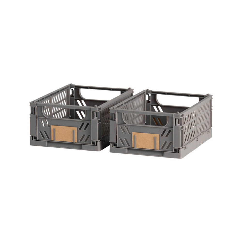 CAJA ALMACENAJE PLEGABLE 17x12.5x7cm SET 2 PIEZAS - Ítem