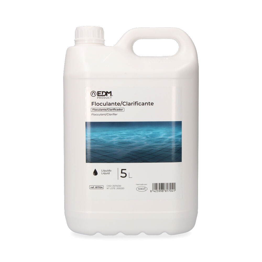 FLOCULANTE CLARIFICADOR LIQUIDO 5 L. FUSION EDM - Ítem