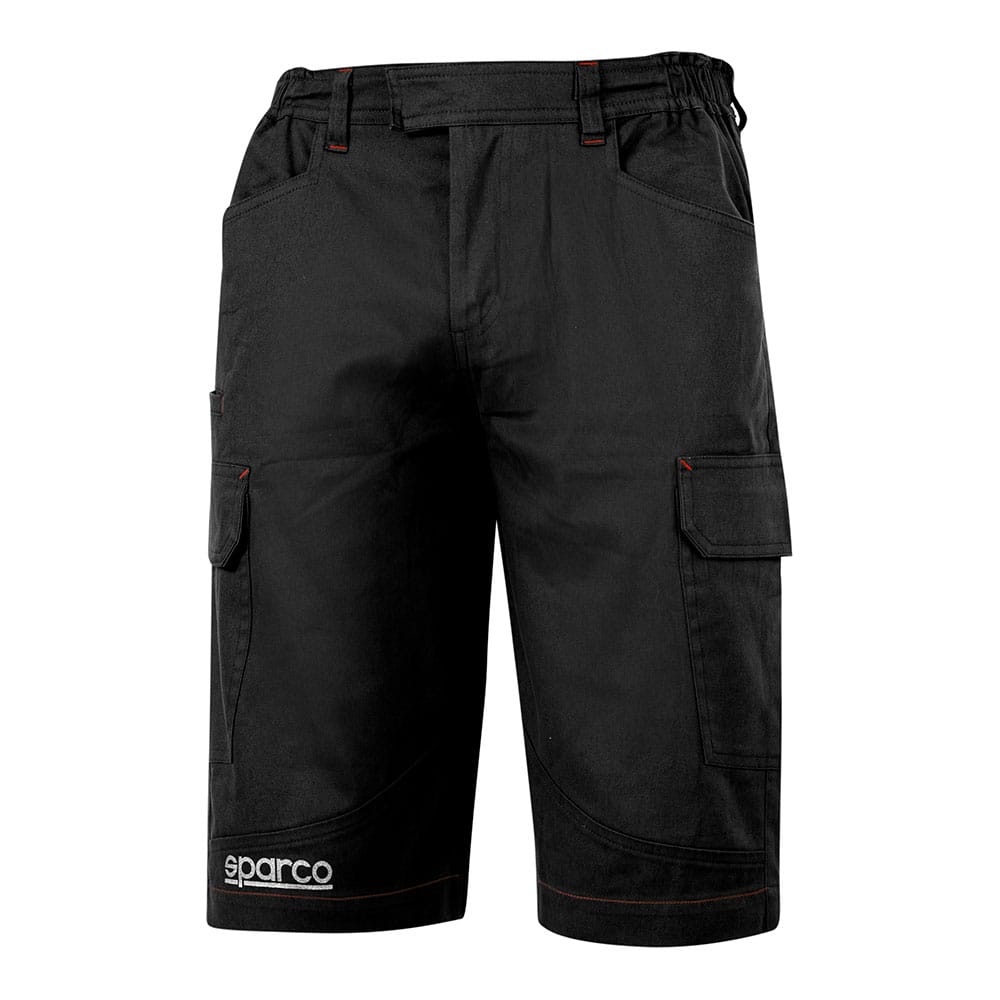 PANTALÓN BERMUDA CARGO NEGRO TALLA-S 02410NR1S SPARCO