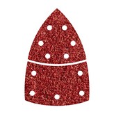 PACK 10 HOJAS ABRASIVAS ADHESIVAS, 2 PIEZAS PARA MADERA/METAL GRANO 80 1813000 WOLFCRAFT