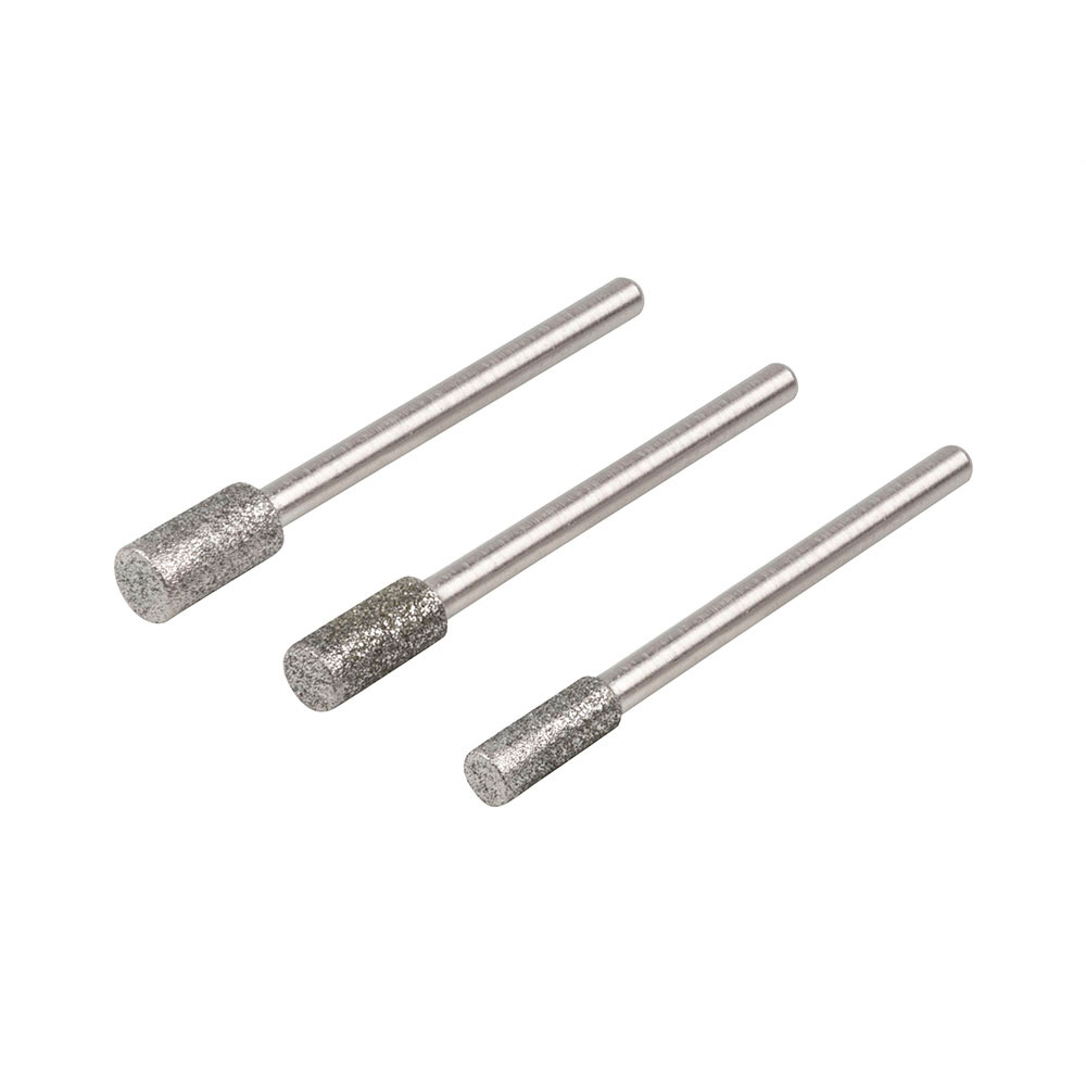 SET 3 MUELAS DE DIAMANTE CILÍNDRICAS 5987000 WOLFCRAFT - Ítem