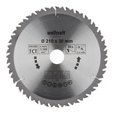 DISCO DE SIERRA CIRCULAR CT, 30 DIENTES Ø210mm 6737000 WOLFCRAFT