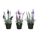 PLANTA ARTIFICIAL LAVANDA COLORES SURTIDOS Ø12x25cm