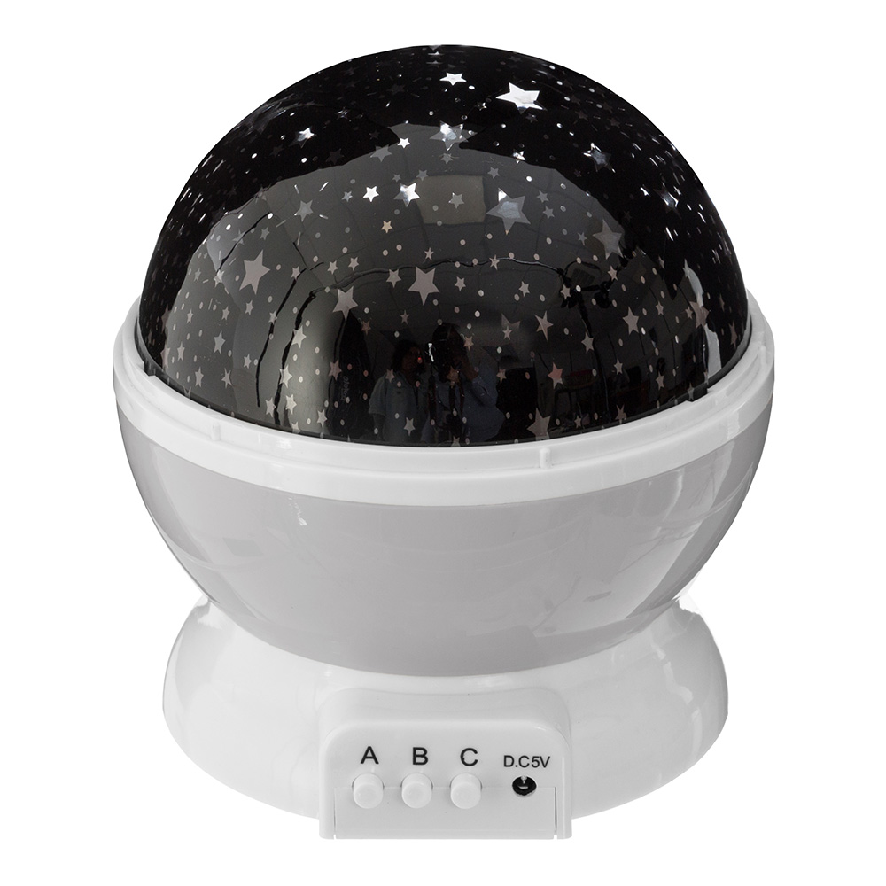LUZ NOCTURNA DECORATIVA LED PROYECCION ESTRELLAS - Ítem