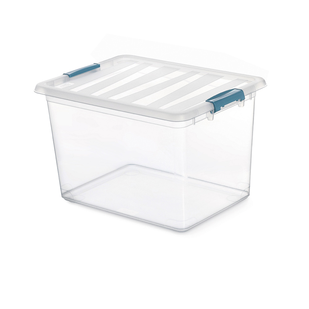 CAJA KATLA TRANSPARENTE 20L CON ASAS ERGONOMICAS 39x29x25,5cm - Ítem